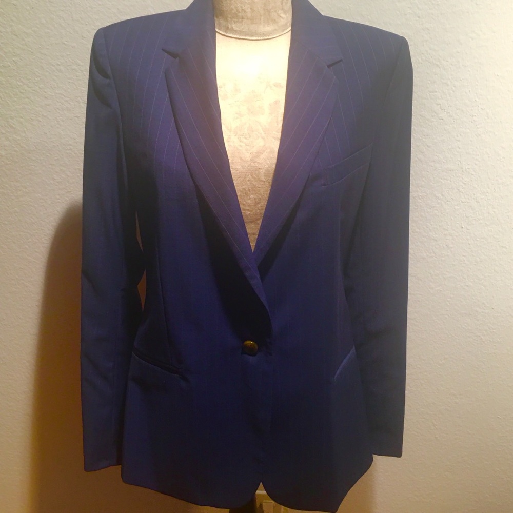 Equipment Femme Pinstriped Blazer